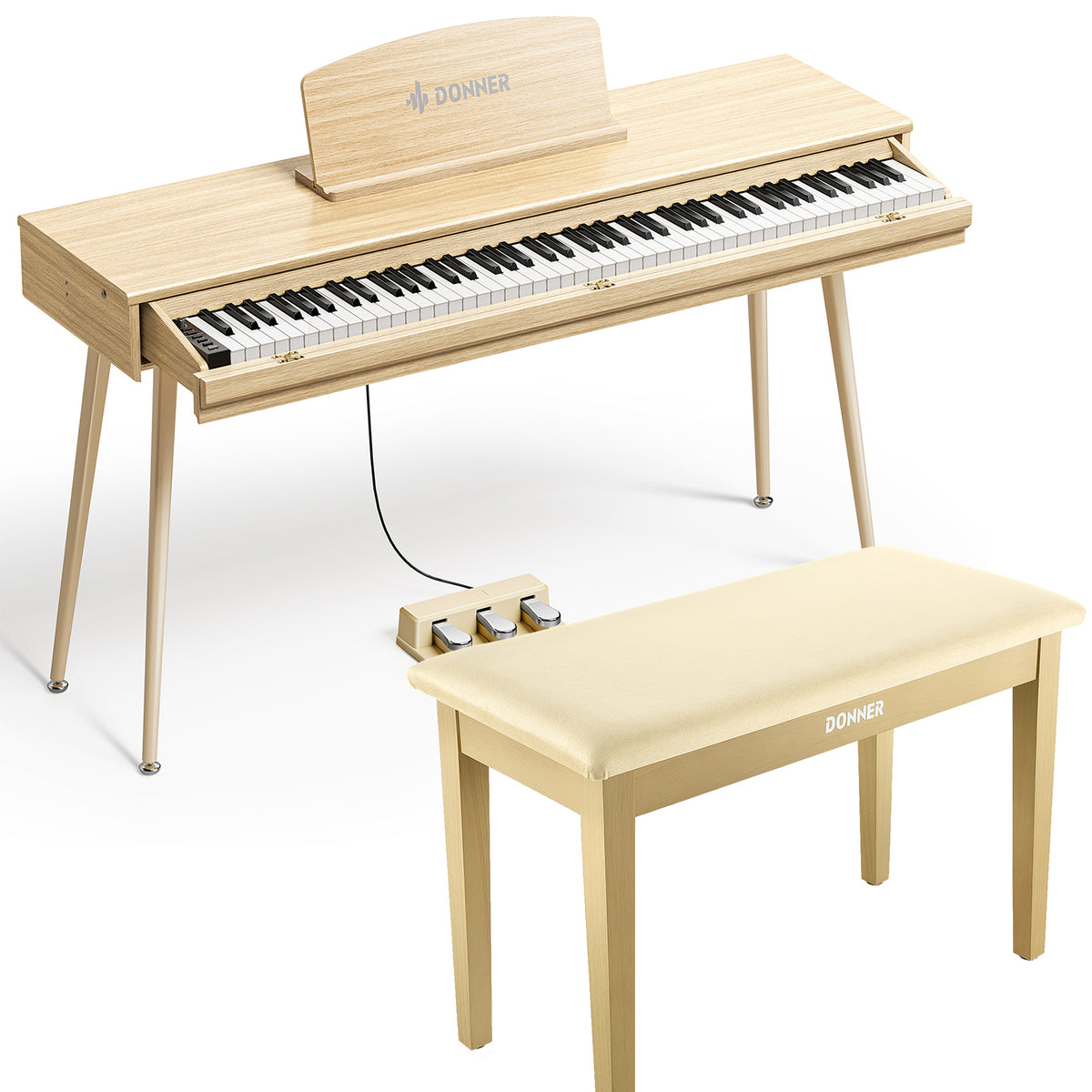 Donner DDP-65 88-Key Drawer Style Digital Piano