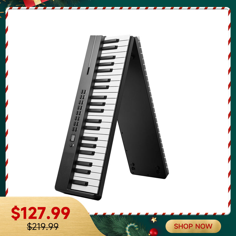 Donner DP-10 88-Key Foldable Semi-Weighted Digital Piano Kit with Bluetooth