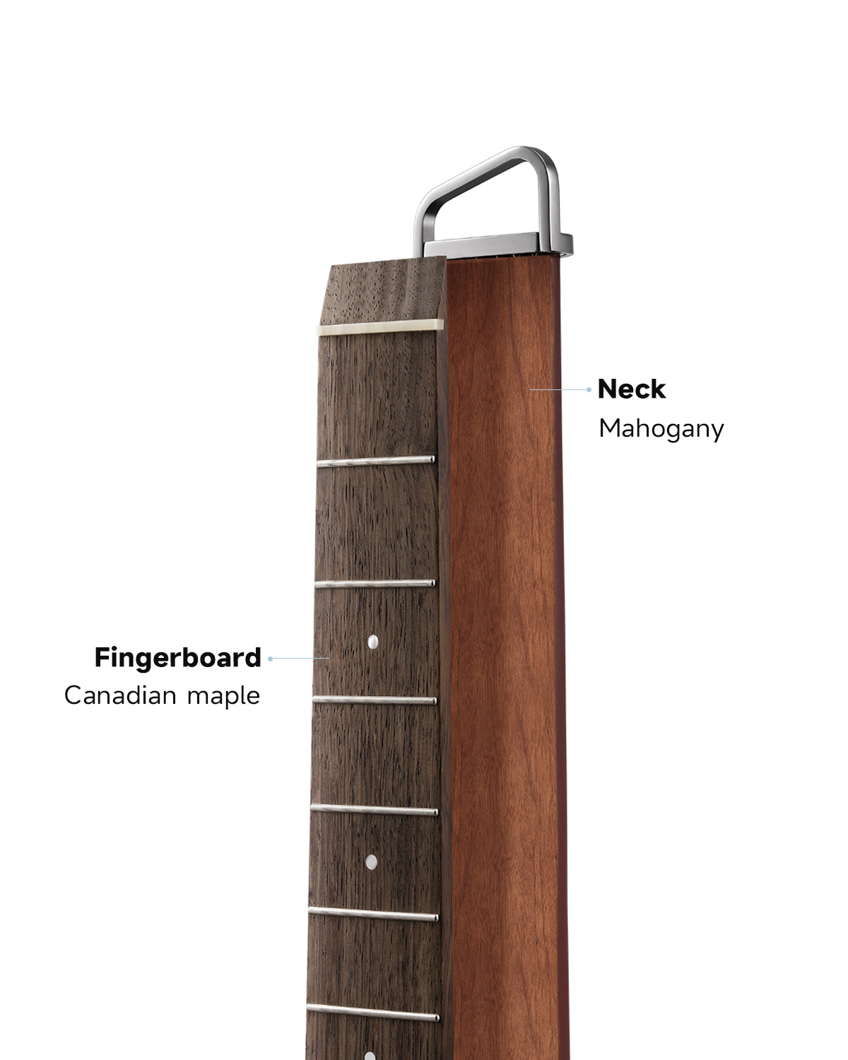 Donner HUSH™ I PRO Acoustic-Electric Travel Guitar-Maillard Fade##