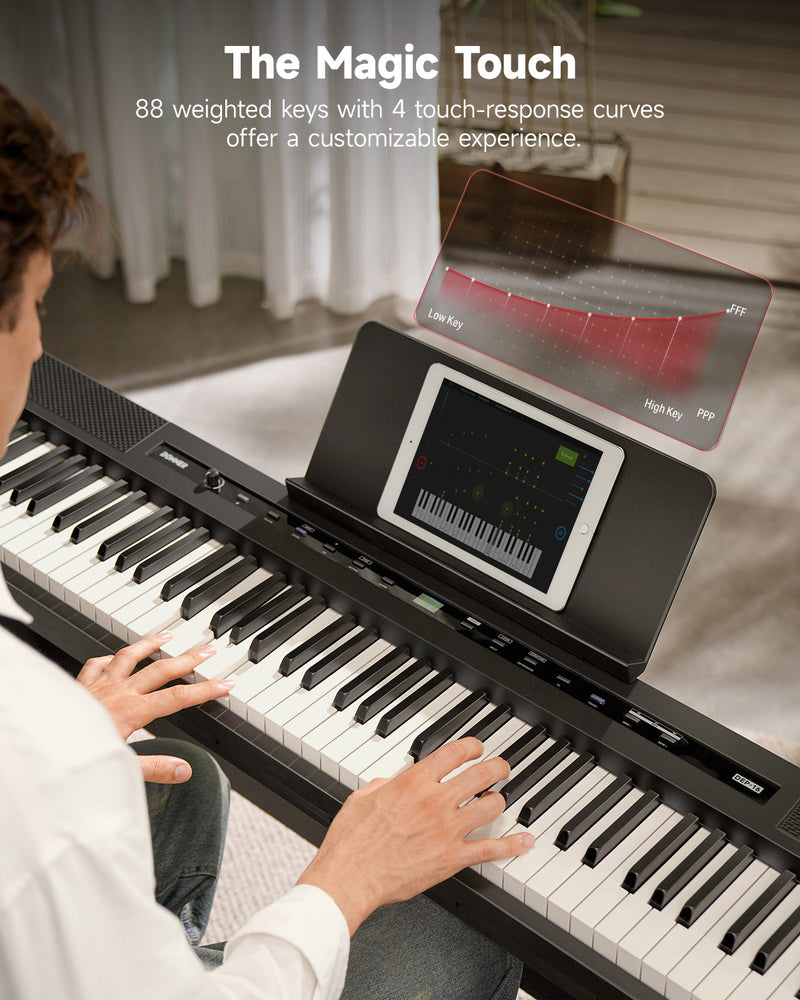 Donner DEP-16 88 Key Weighted Portable Digital Piano for Beginner