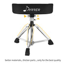 Donner Adjustable Drum Throne, Padded Stool Motorcycle Style Drum Chair for Music Show - Donnerdeal