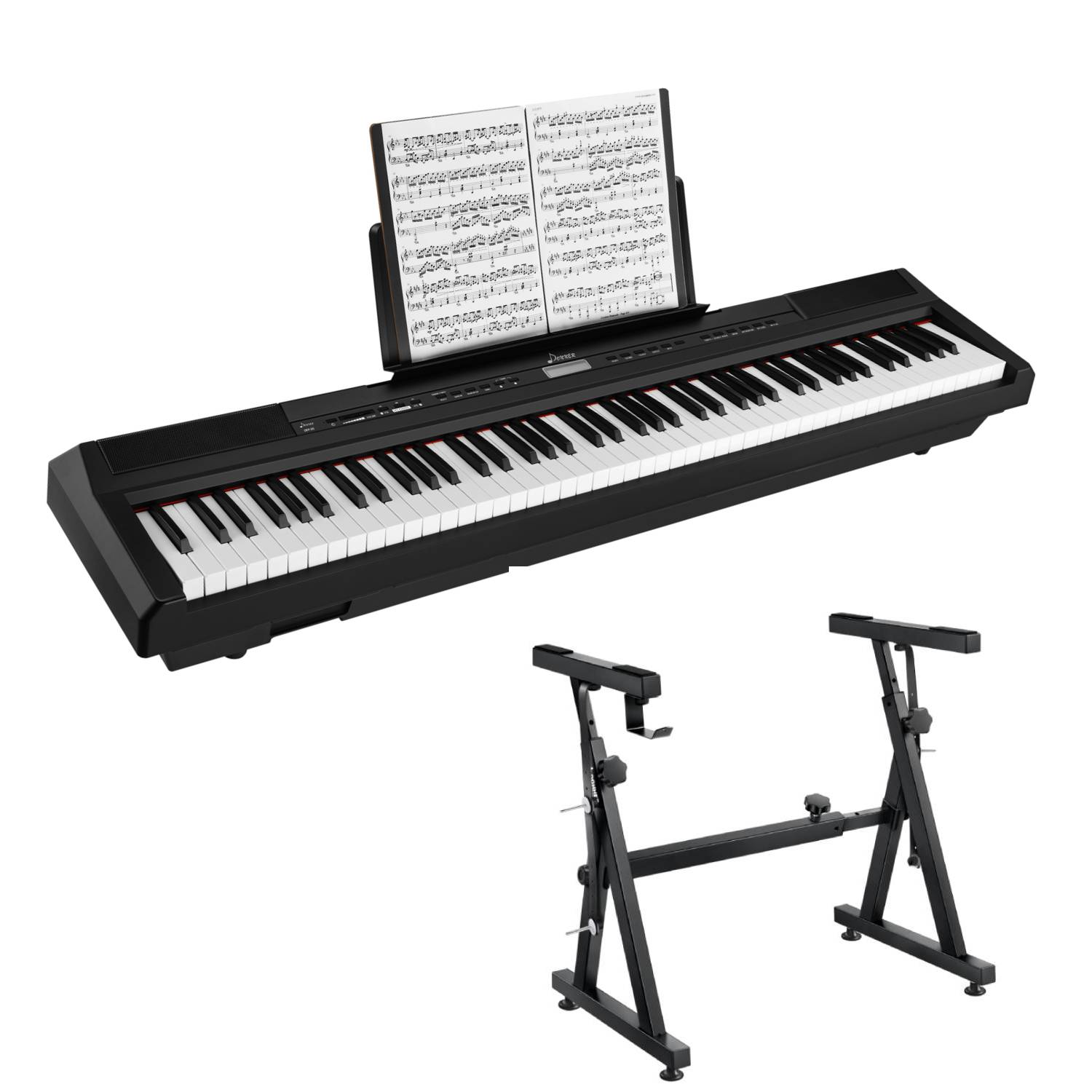 Donner DEP-20 Portable 88 Key Weighted Digital Piano with Sustain Pedal for Beginner