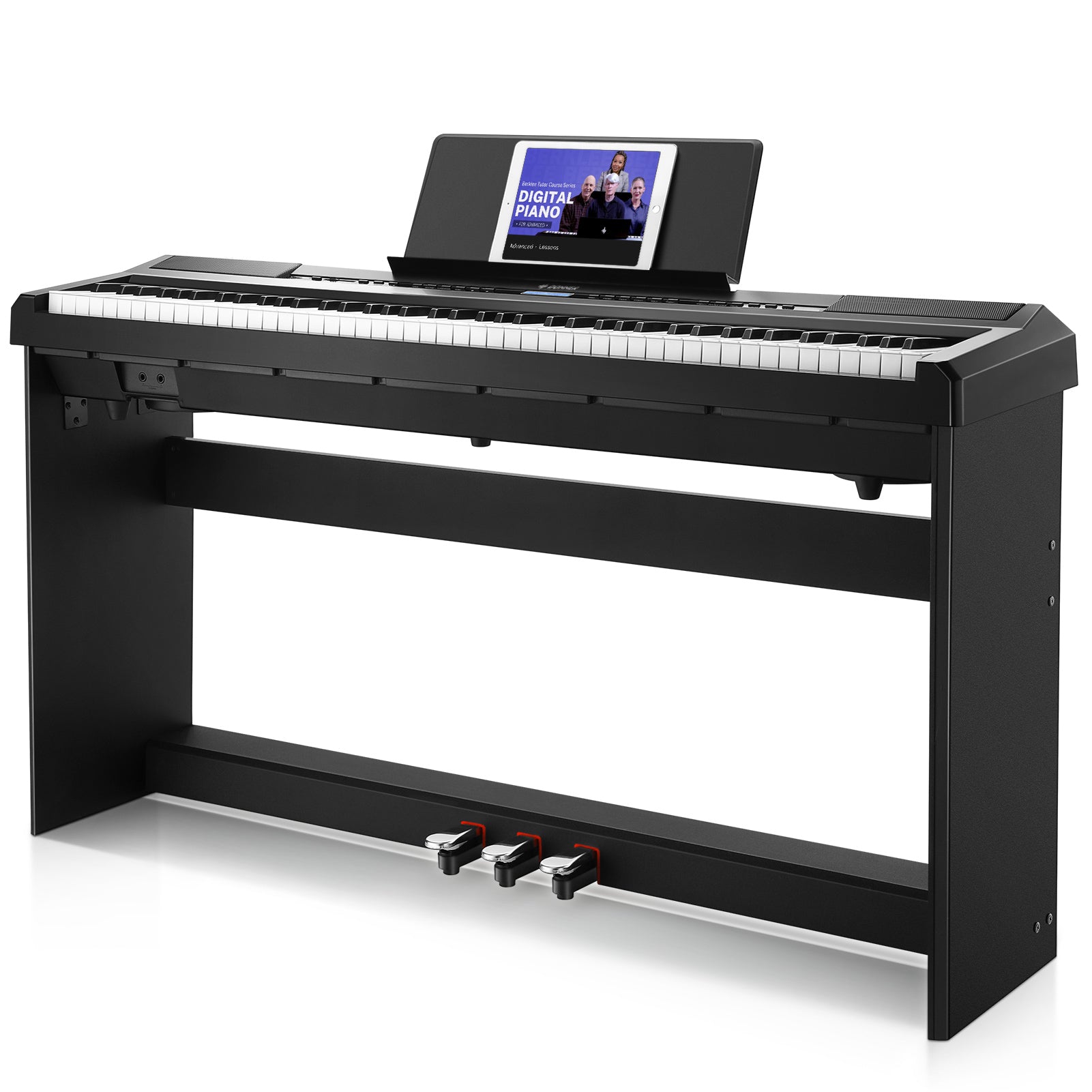 Donner DEP-20 88 Key Portable Weighted Digital Piano with Furniture Stand & 3-Pedal