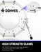 Donner-DDS-1000-22-inch-Crystal-5-Piece-Drum-Set-Acrylic-Shell-Pack