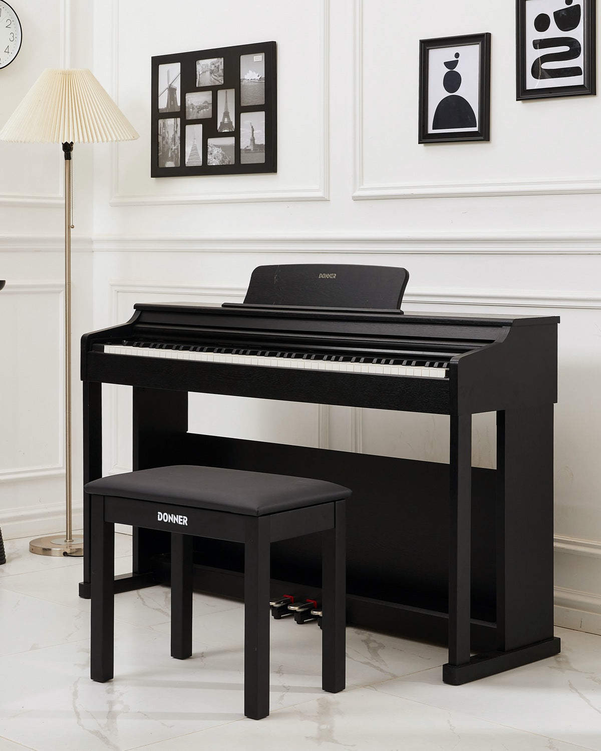 【説明文をお読み下さい】Donner 電子ピアノ DDP-100 DDP-100 88 Key Weighted Digital Piano for Beginners Black