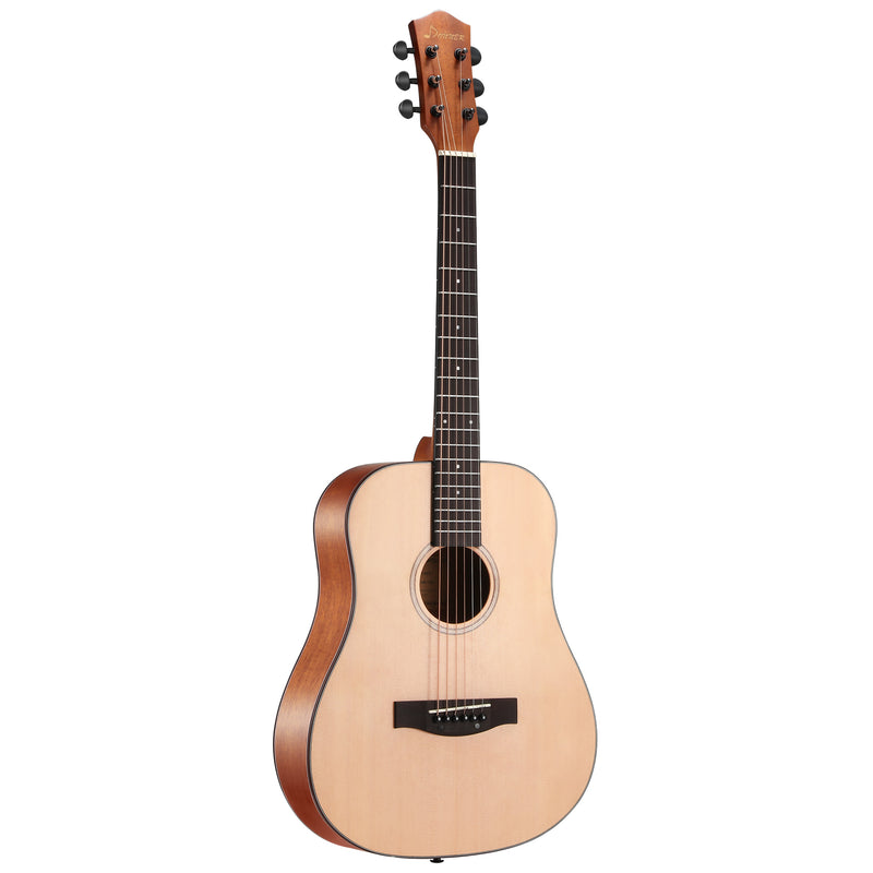 Donner DAG-1M 36-Inch 3/4 Size Acoustic  Guitar Beginner Kit, Natural Finish - Donnerdeal