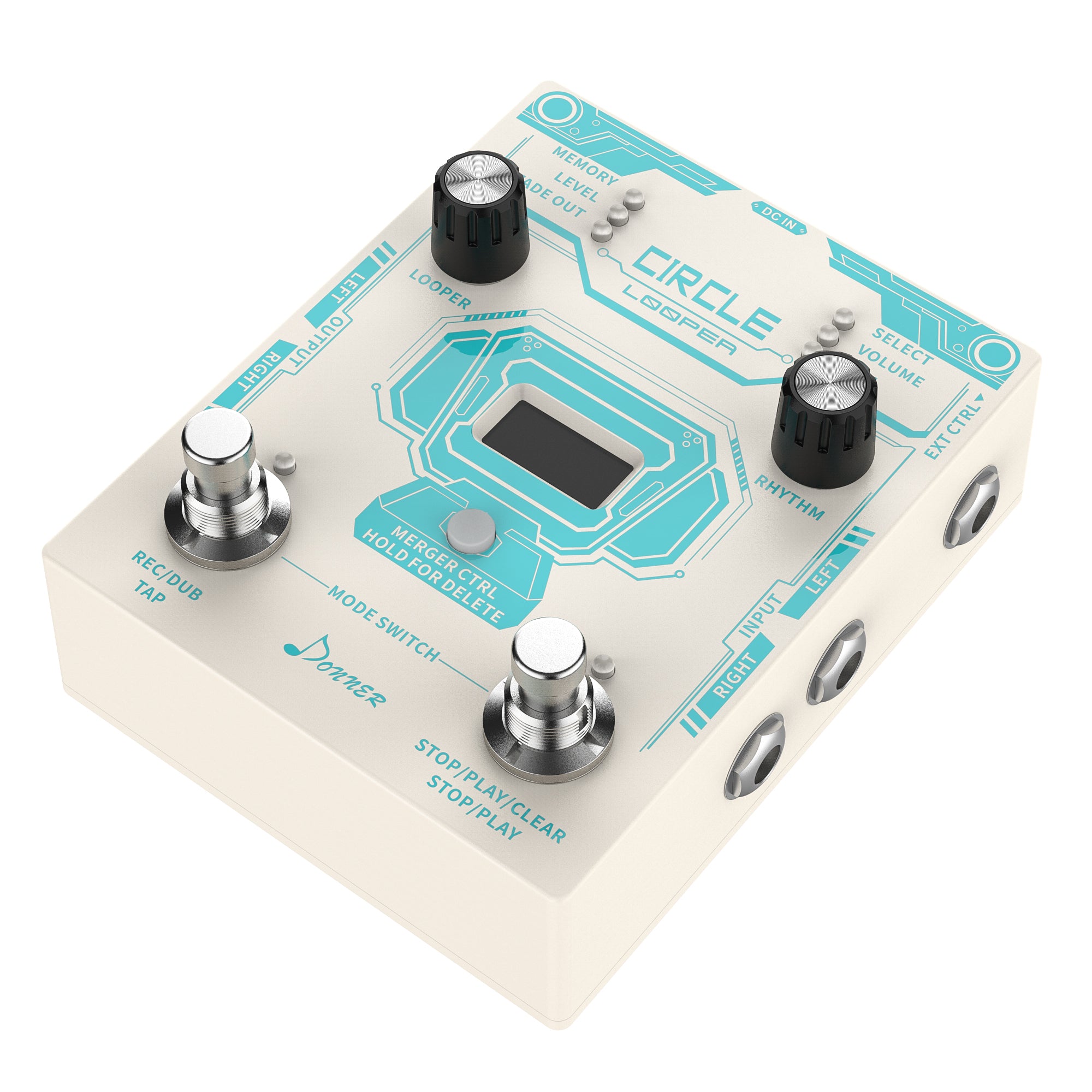 Donner Circle Looper Pedal Review: Is It A Good Loop Pedal With Drum Machine Guitar Signal Chain Effect Chain In The Pedalboard 1 1536x864 Donner Circle Looper Pedal Review: Is It A Good Loop Pedal With Drum Machine Guitar Signal Chain Effect Chain In The Pedalboard 1 1536x864