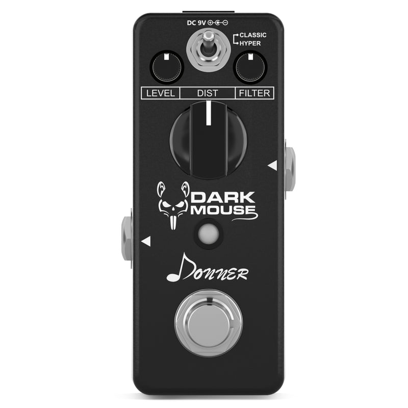 Donner Dark Mouse Distortion Guitar Effect Pedal - Donnerdeal