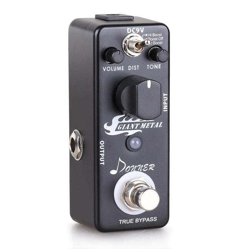 Donner Giant Metal Guitar Effect Pedal True Bypass - Donnerdeal