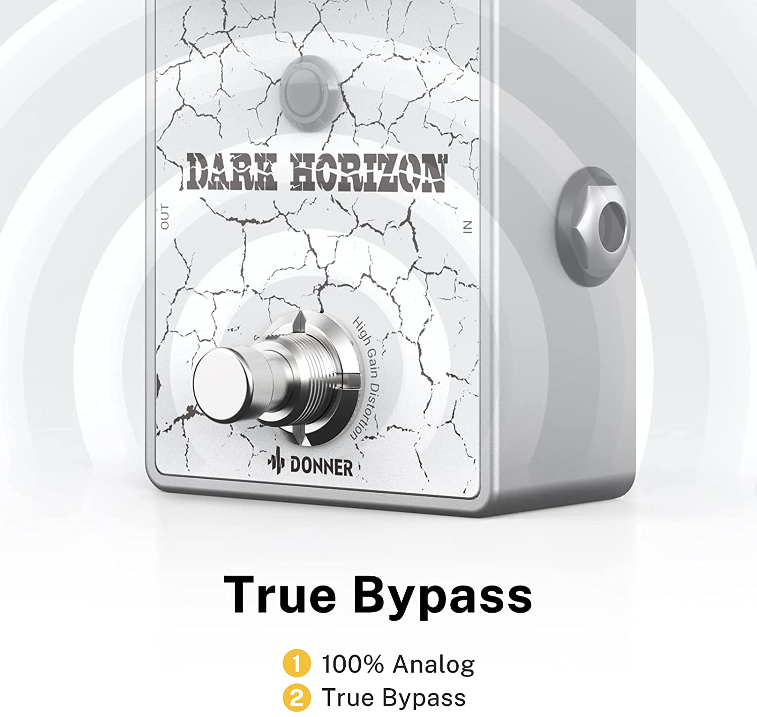 Donner Guitar Distortion Pedal, Dark Horizon High Gain Distortion