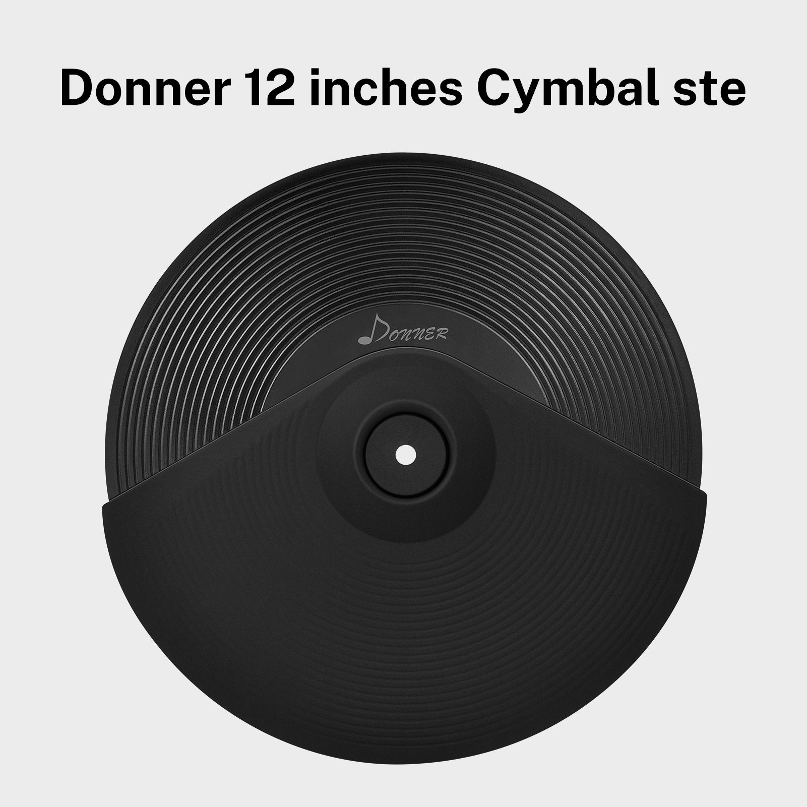 Donner DED-200 Expansion Cymbal Kit  with 12-Inch Cymbal and Rack Clamp - Donnerdeal