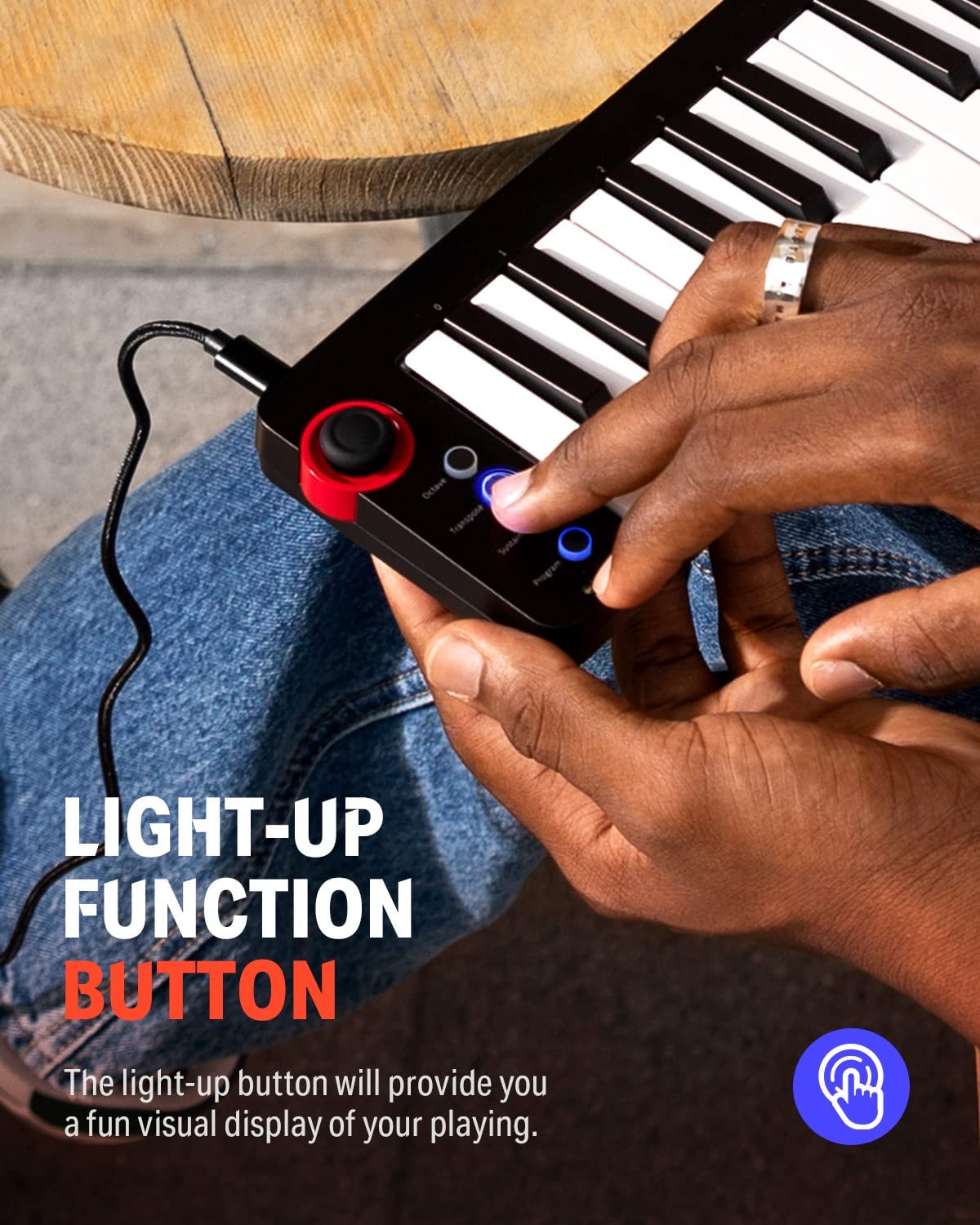 Donner N-25 25-Key Portable MIDI Keyboard Controller