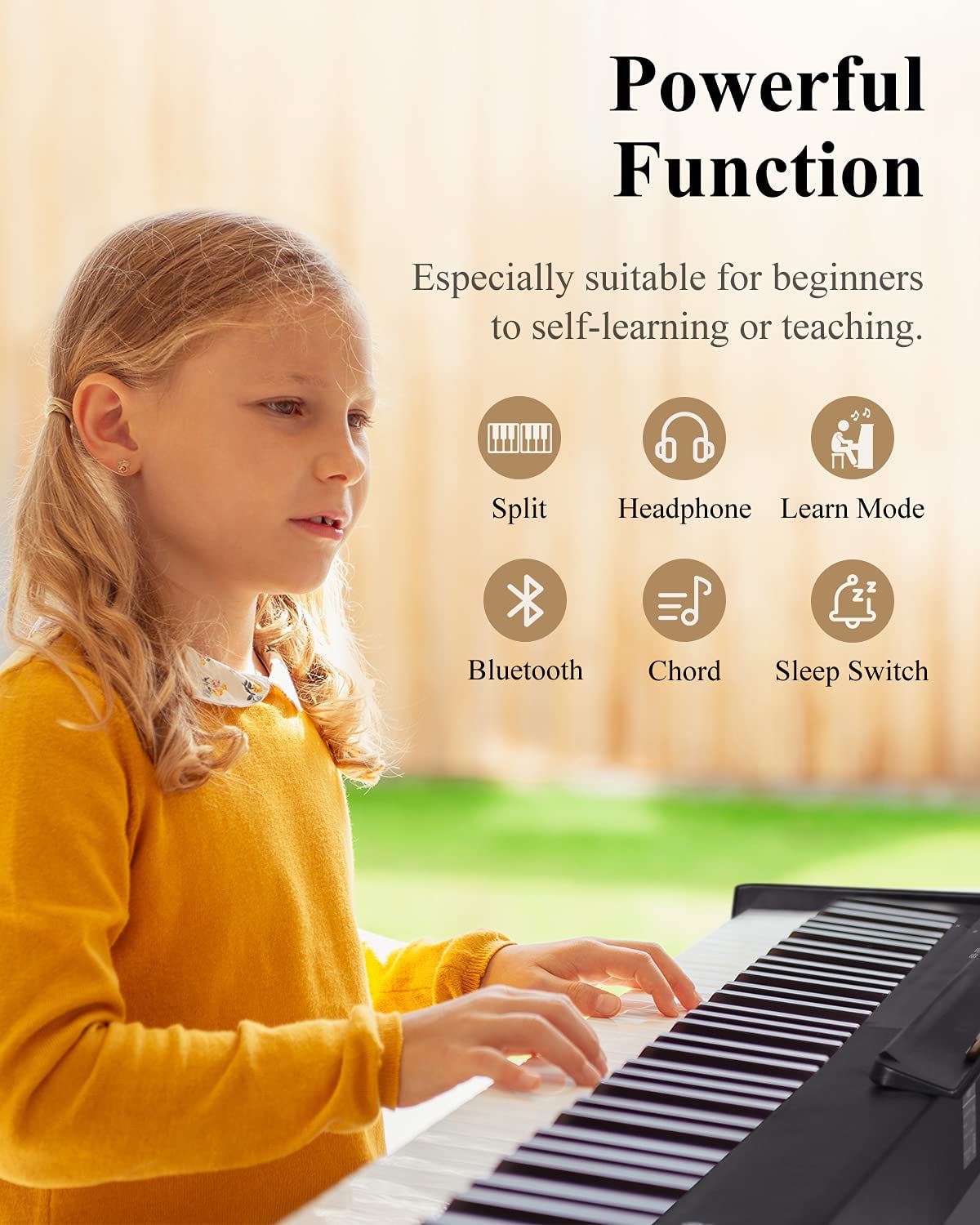 Eastar EP-10 Foldable Semi-Weighted Full  Size 88-Key Portable Electric Piano - Donnerdeal