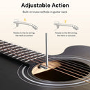 Donner DAJ-110CD Cutaway 40-Inch Acoustic Guitar Starter Bundle Right  Handed, Black - Donnerdeal