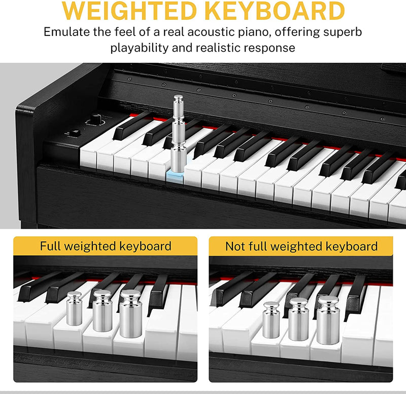 Donner DDP-90 Weighted 88-Key Digital  Piano - Donnerdeal