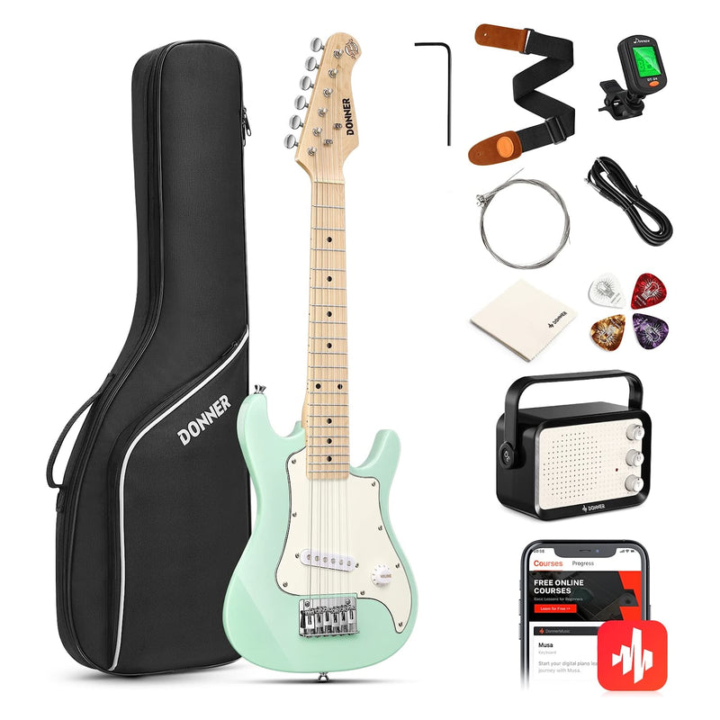 Donner DSJ-100 ST 30 Inch Junior Electric Guitar Beginner Kit