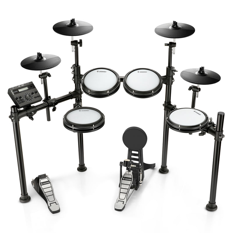 Donner DED-200X Electronic Drum Set 5-Drum 4-Cymbal with Throne