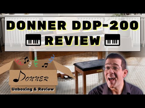 Donner DDP 200 88 Key Weighted Dynamic Graded  Hammer Action Upright Digital Piano
