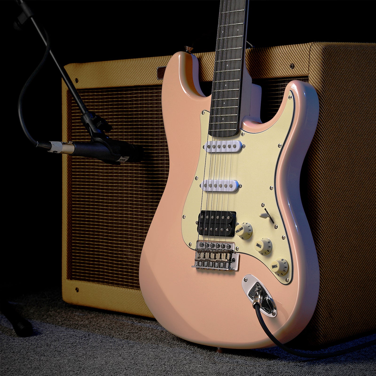 Donner DST-200 Black Electric Guitar Beginner - Donnerdeal